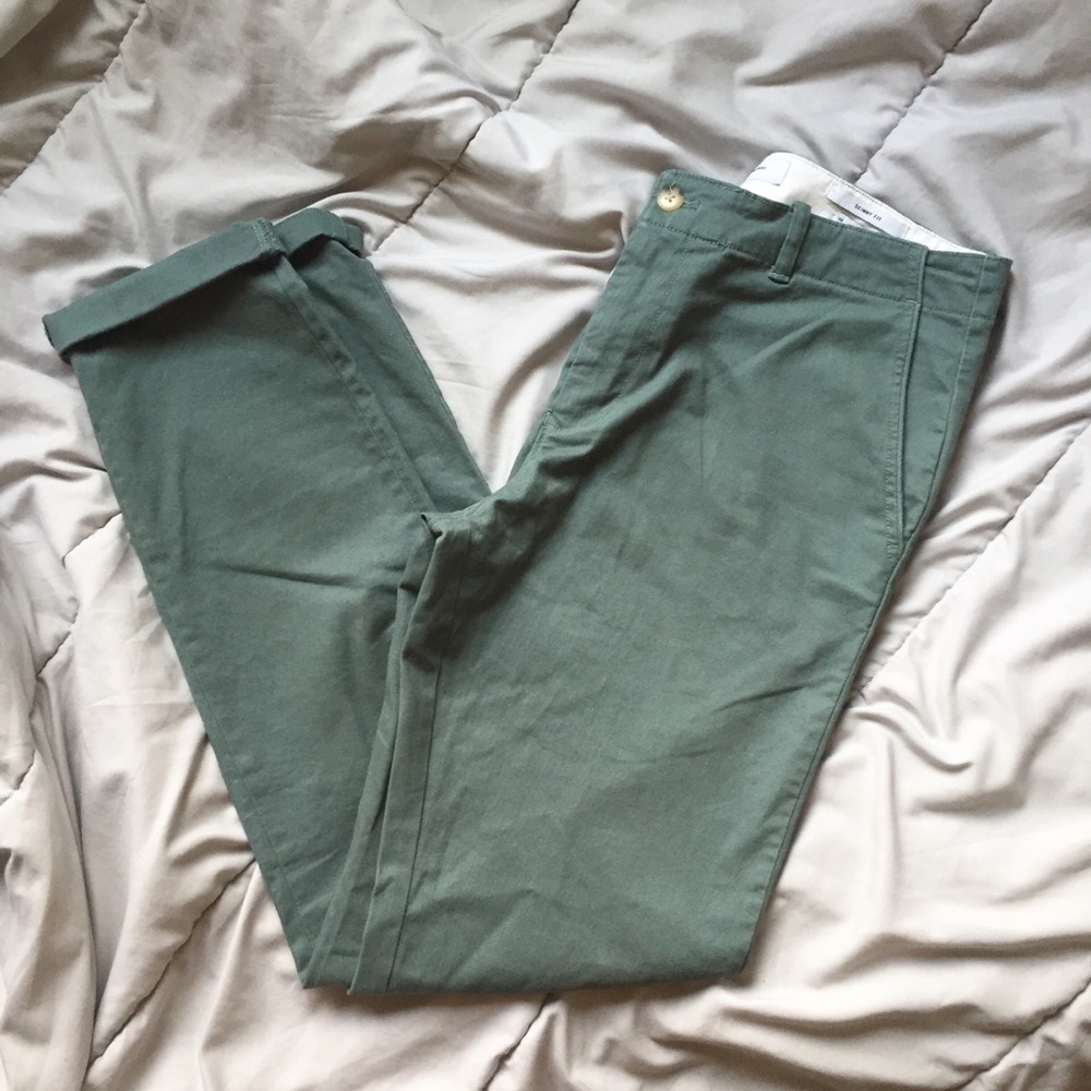 ✰MEN’S URBAN OUTFITTERS BLUE GREEN CHINOS ✰